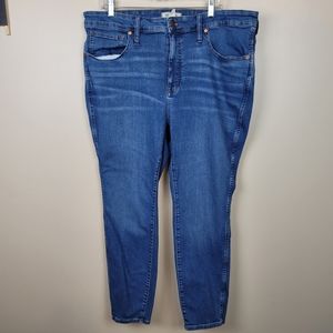 Madewell 10" High Rise Skinny Jeans Size 20W